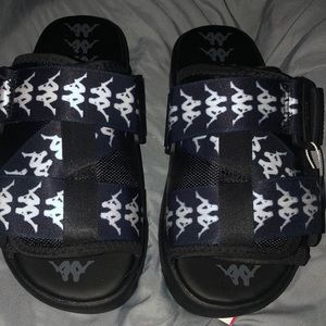 Sandals are new .Just the show box is damage..